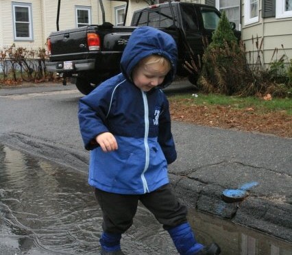 Puddles, Curious George and Sewing