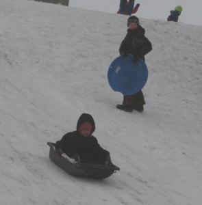 sledding